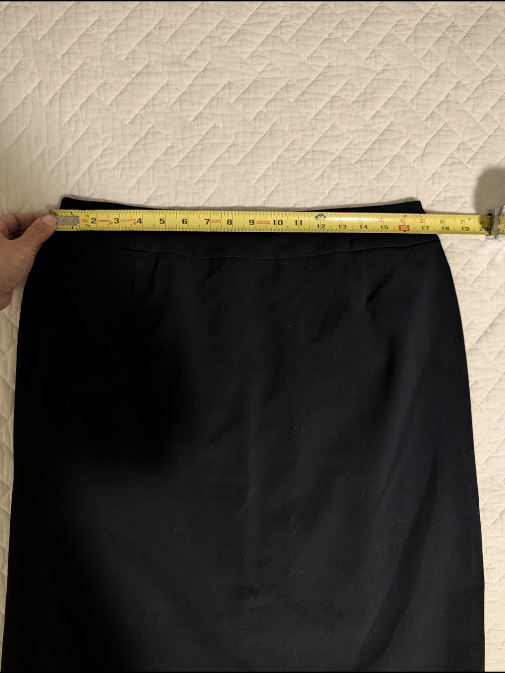 Calvin Klein Navy Pencil Suit Skirt